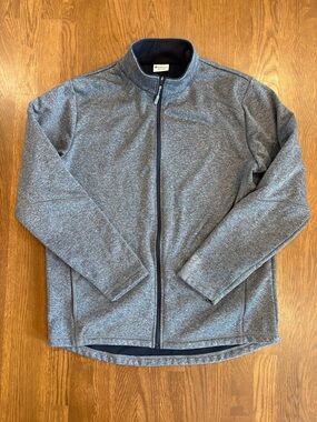 Men’s Champion Heather Navy Zip Up Jacket NWOT